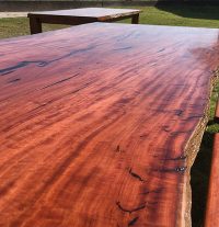 red cedar dining table